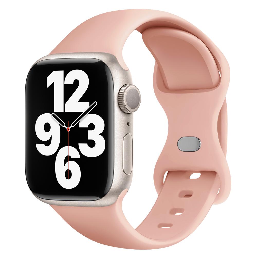 Silicone Strap For Apple Watch Band 44mm 45mm 41mm 40mm 49mm 42mm 38mm 46MM Sport Bracelet iWatch Series Ultra 2 SE 10 9 8 7 6 5