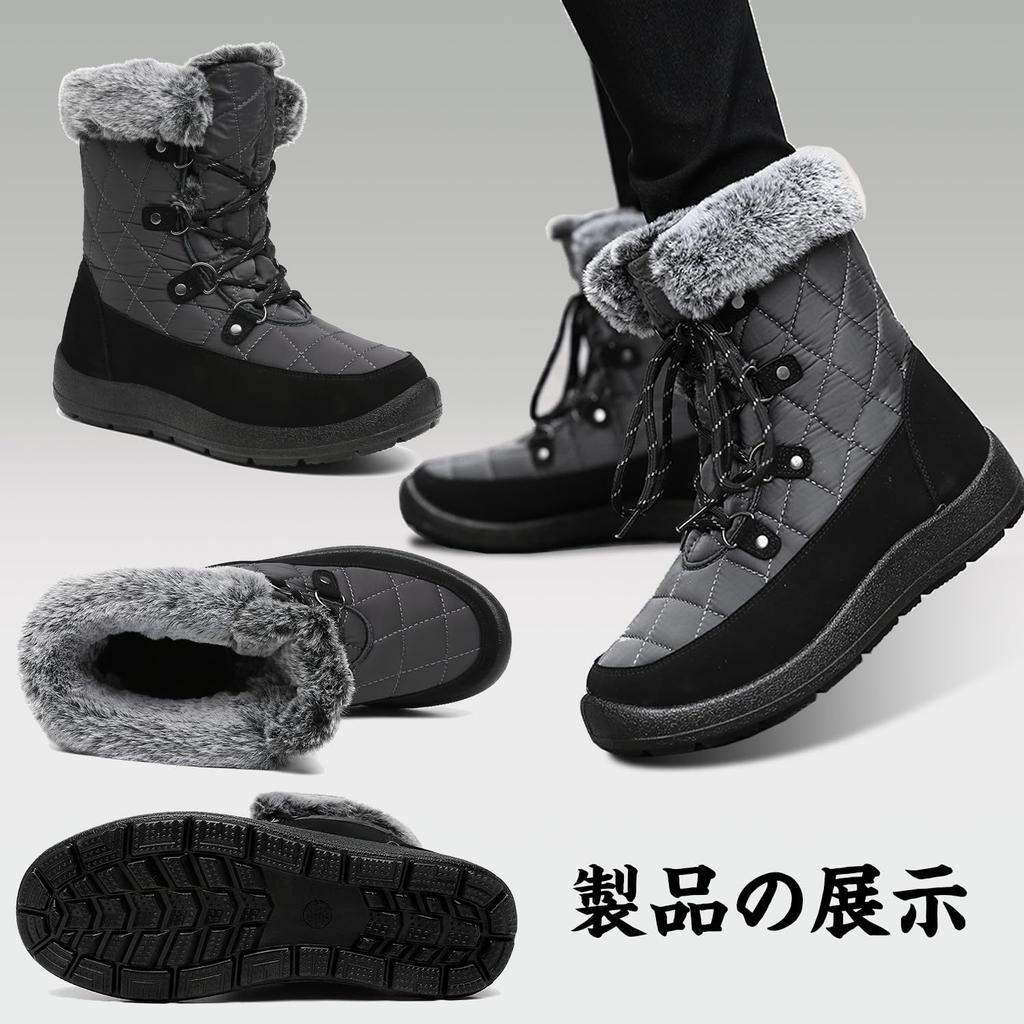 Schnee kaltes Wetter thermisch Winter kaltes Wetter wasserdicht einfach bis 26 CM [JSWEI] Stiefel, Schuhe, Isolierung, Schuhe, Stiefel, Schnürstiefel, & rutschfest,
