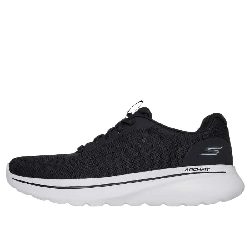 Skechers Go Walk Arch Fit Comfortable Versatile Simple Trendy Mesh Low-Top Running Shoes Men sneaker Black Gray 217078-BKGY 42.5