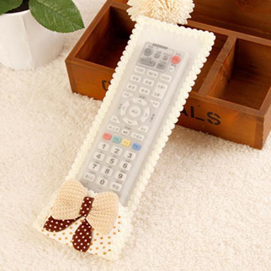 Fabric Butterfly Protective Cover Case Dustproof for Air Conditioning TV Remote Control