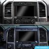 Interior Console Navigation GPS Frame Cover Trim For Ford F150 2015-20 Carbon