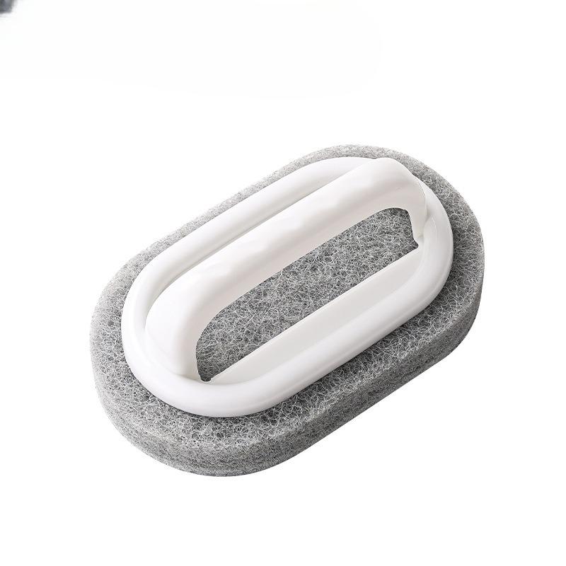 Kitchen and Bathroom Handle Pot Brush, Powerful Cleaning Sponge Brush, Thickened Tile Cleaning Brush