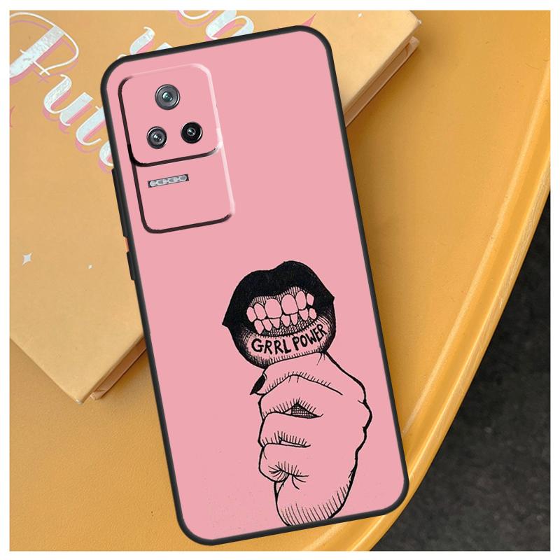 Feminist Girl Power Women For POCO F5 X5 Pro X3 Pro M4 M5s F3 X4 F4 GT Funda For Xiaomi 11T 12T 13 Pro 11 12 Lite  Case