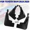 4Pcs Car Mud Flaps Splash Guard Fender Mudguard Fit For Toyota Rav4 2019-2020 Black