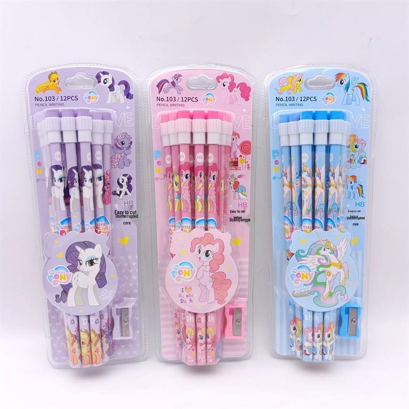 Sanrio Labubu Pencils & Sharpener Set – Creative Student Stationery for Smooth Writing