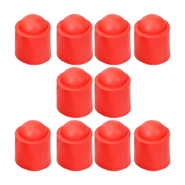 10lots Delicate Billiard Cue Bottom Rod Tail Sleeve Billiard Cue Tip Protectors for Enthusiastic Pool Player