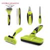Pet Grooming Set: Detangling Comb, Straight Comb, Nail Clippers, File, Hair Removal Knife, Hair Removal Comb - 6 Pieces