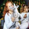 Christmas Elk Figurine, Gift To Family And Friends
