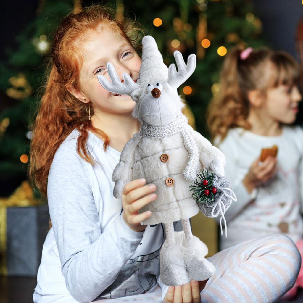 Christmas Elk Figurine, Gift To Family And Friends