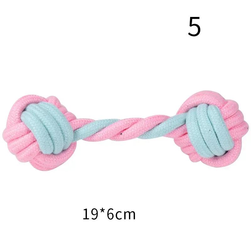 1pcs Pet Chewing Toys Mini Pet Teeth Cleaning Interactive Toy Cotton Rope Bite Resistant Anti Swallowing Dog Toys Dog Supplies