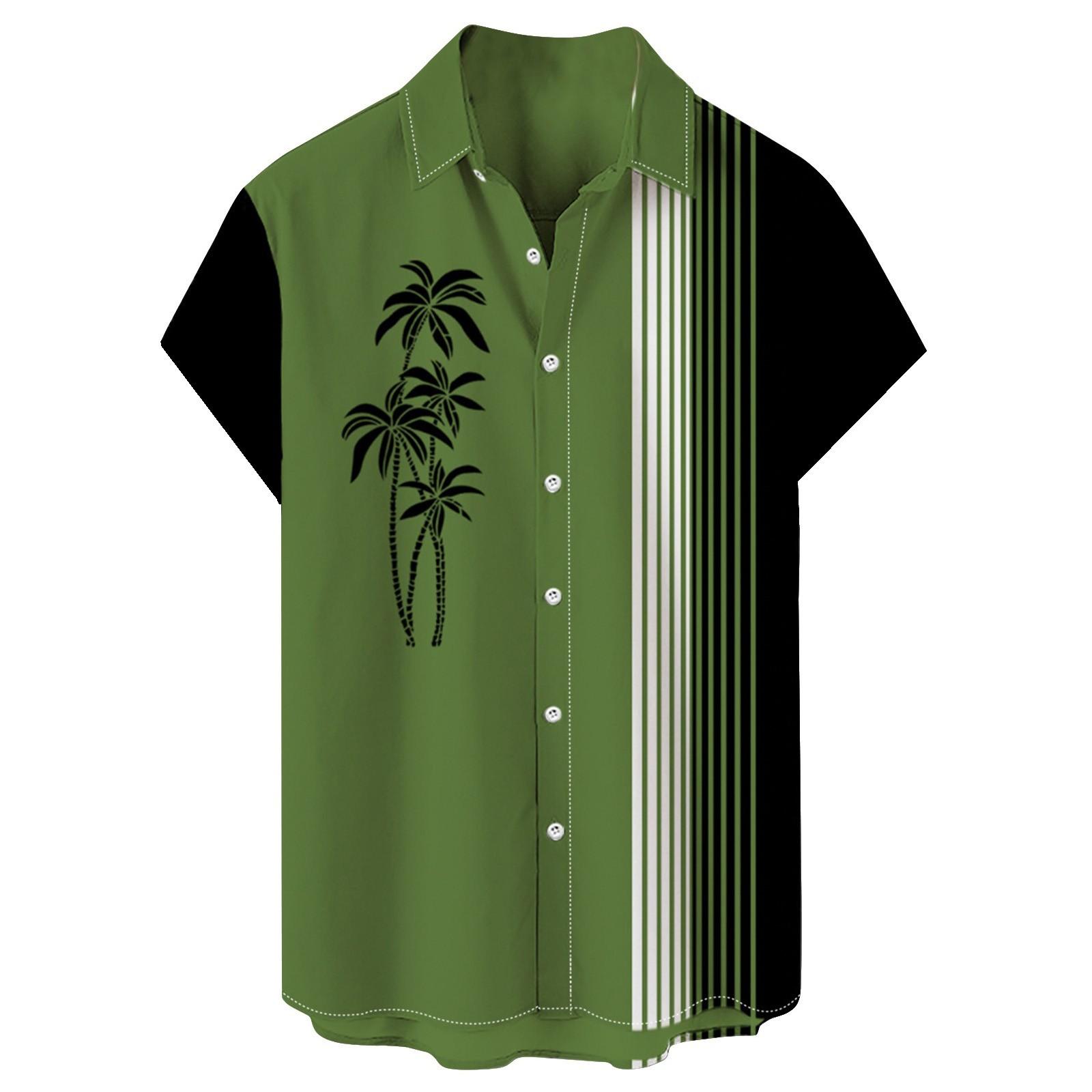 

Мужские гавайские рубашки с короткими рукавами и пуговицами с принтом. Мужские повседневные модные рубашки с короткими рукавами. XXXXL