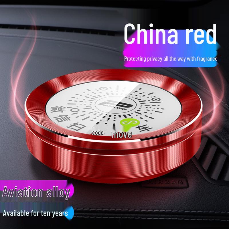 Aromatherapy Temporary Car QR Code Number Plate and Parking Sign