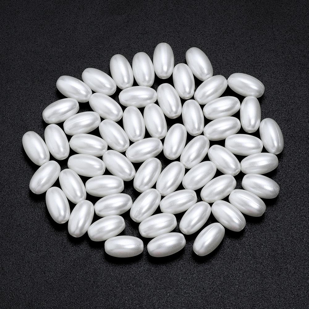 30-100Pcs Multi-shape Acrylic Beads Charms Imitation Pearl Beads For DIY Necklace Bracelet Pendant Jewelry Making Accessories