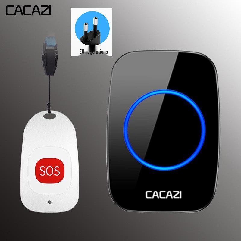 Wireless Long-Distance Emergency Call Button for Elderly Support.