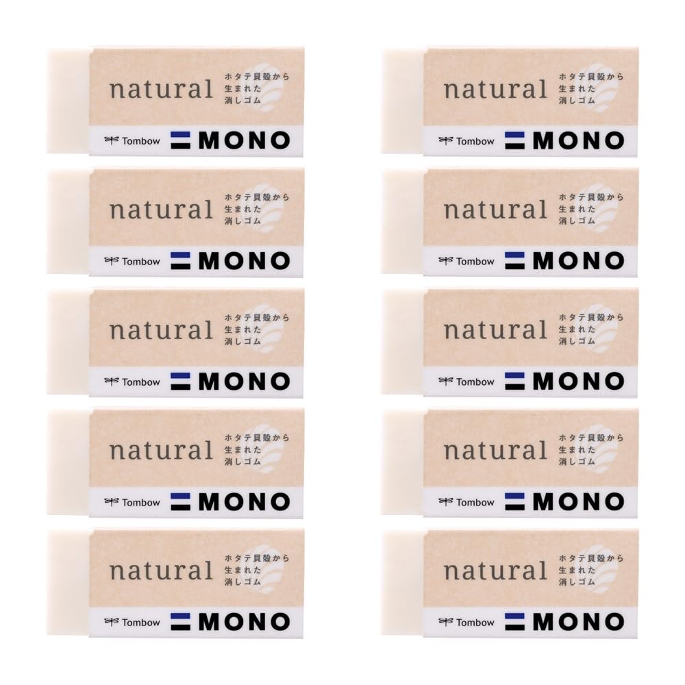 Tombow Pencil MONO Natural Biomass Mark 10 Eraser, S, Certified, pieces, JCC-091AZ