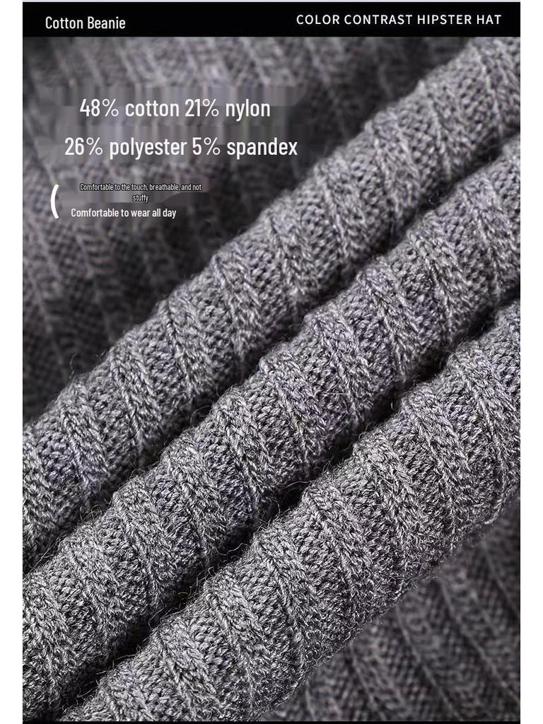 2022 Versatile Solid Color Korean Style Multifunctional Pullover Hat - Simple & Trendy Design