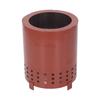 Portable Fire Pit Smokeless Tabletop Firepit with Stand Iron Wood Burning Fireplaces for Camping Courtyard Copper Red