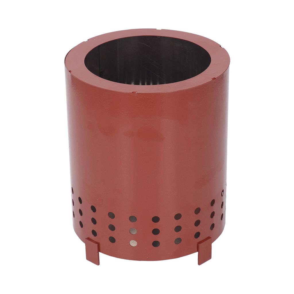 Portable Fire Pit Smokeless Tabletop Firepit with Stand Iron Wood Burning Fireplaces for Camping Courtyard Copper Red