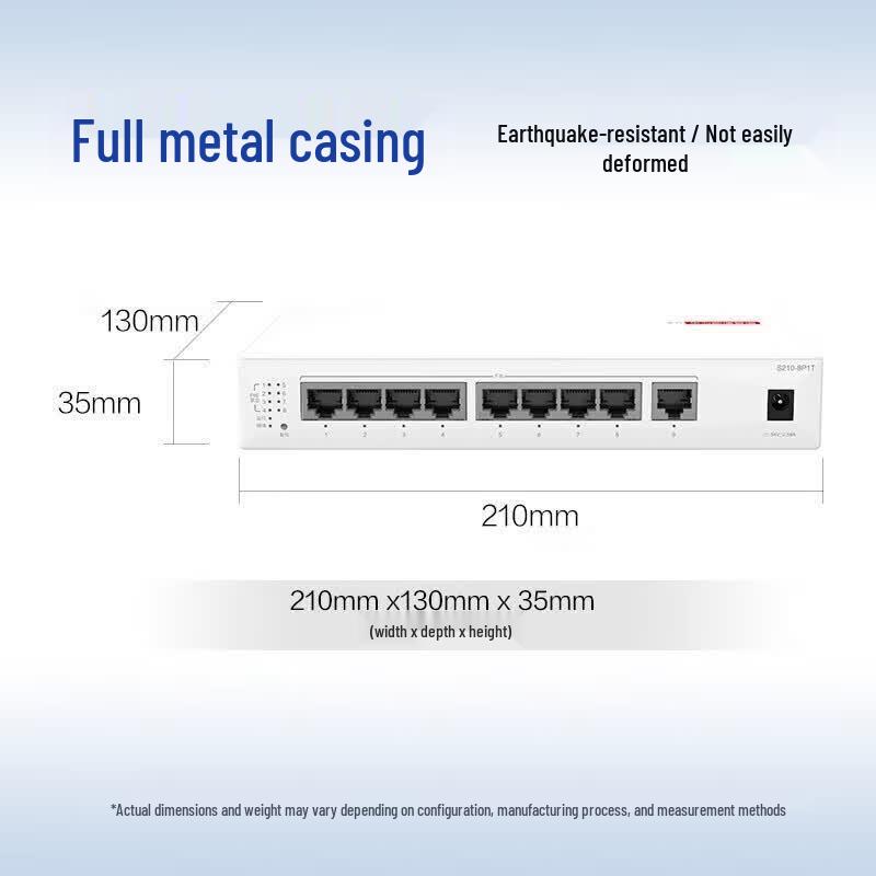 Huawei S210-8P1T Full Gigabit Managed POE Switch