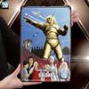Space Giants 1960 Goldar  The Golden Guardian of the Universe Vintage Metal Wall Decor  Retro 1960s SciFi TV Series Collec