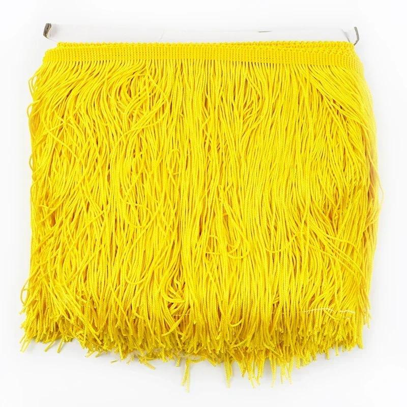 5M Meetee Polyester Tassel Fringes 10-30cm Lace Trim Ribbon for Dress Curtain Decorative Ribbons Fringe Fabric Sewing Accessory