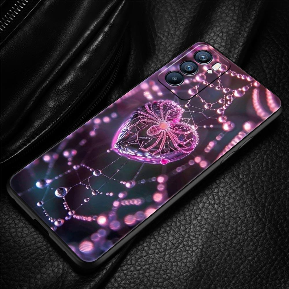 Spider Web Phone Case For Oppo Reno 13 12 11 10 7 F Find X5 X6 A98 A80 A79 A78 A57 A54 A31 A17 Pro 5G Soft TPU Cover Fundas Bags