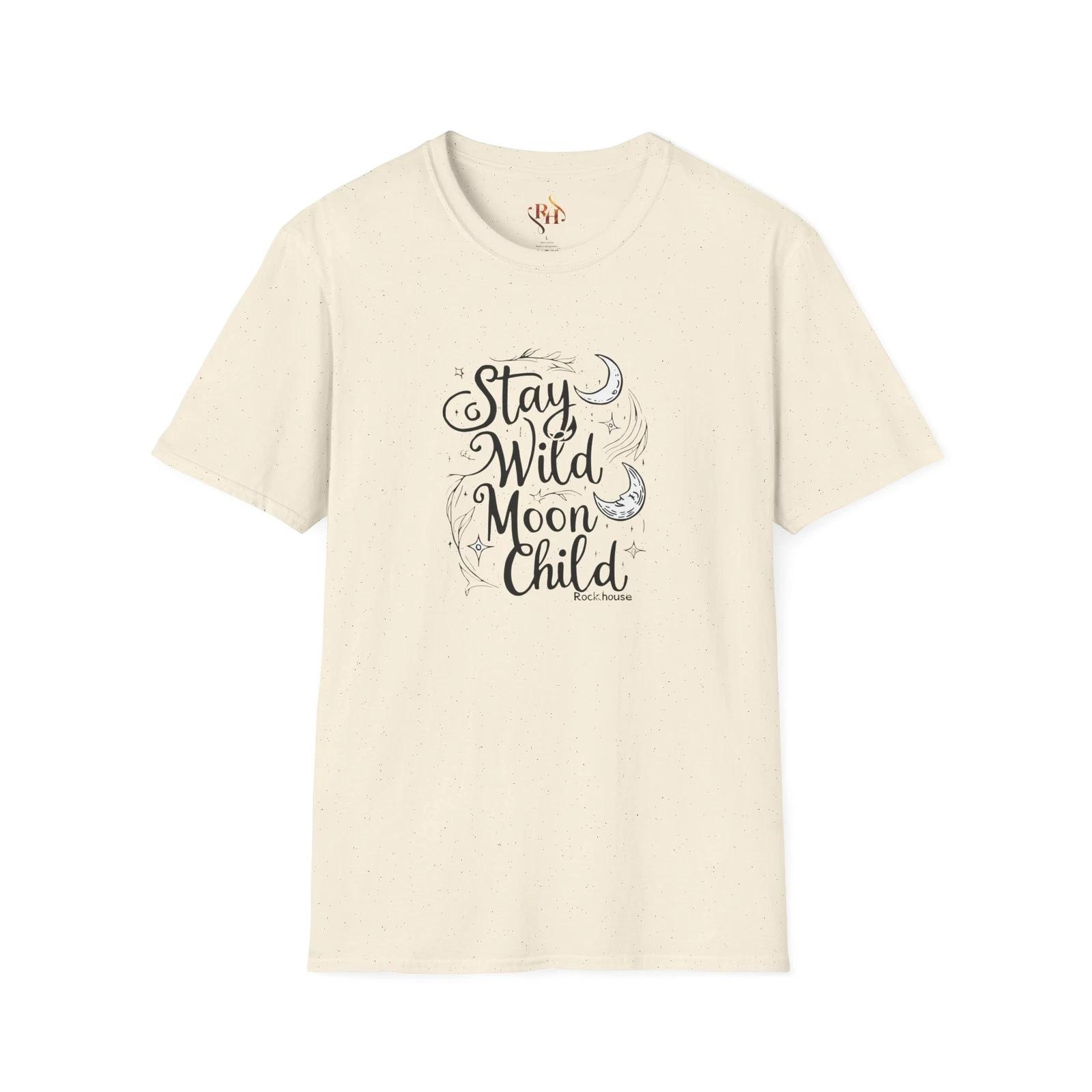 Stay Wild Moon Child T-Shirt, Boho Tee, Nature Lovers Gift, Unisex Casual, 3XL