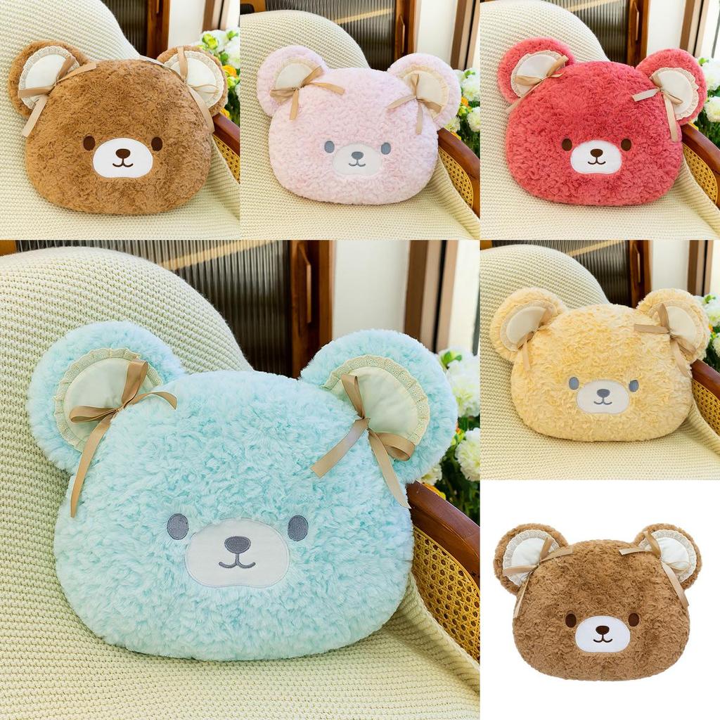 Plüsch Rilakkuma Kissen Aus Weichem Kurzem Plüschmaterial Für Mädchen Und Jungen Nachttisch Dekoration