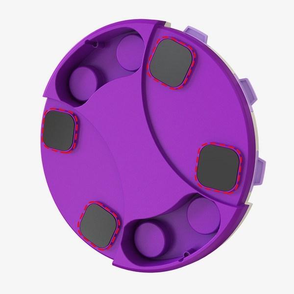 Maxley Puppy Nose Work Intelligence Development Food Puzzle Toy, Violet