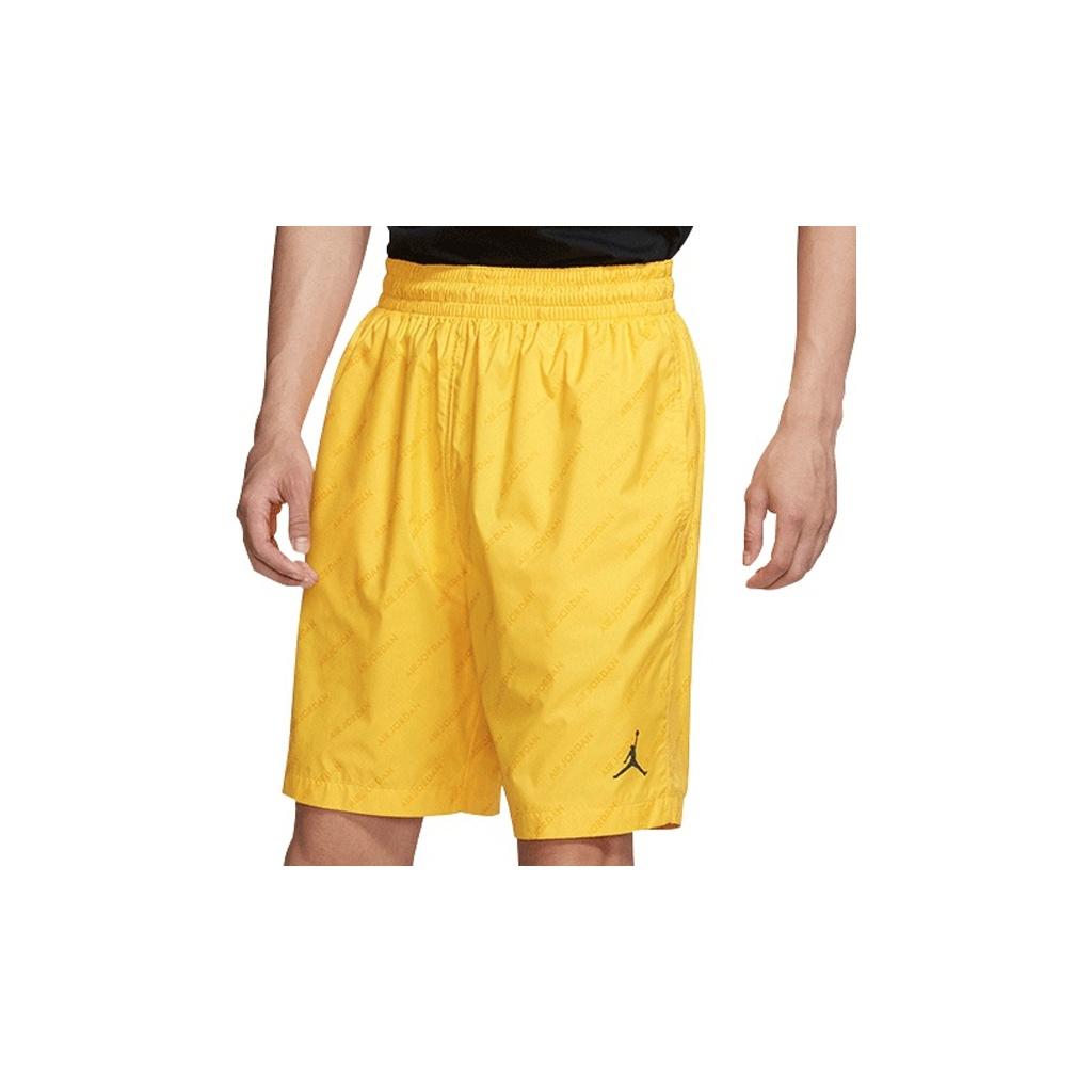 Jordan Legacy AJ4 Basketball Shorts Men Bottoms Varsity-Yellow CK5320-726