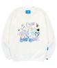 Ellamo Fleece-Lined M I Love Music Sweatshirt Unisex Big Sizes S~4Xl