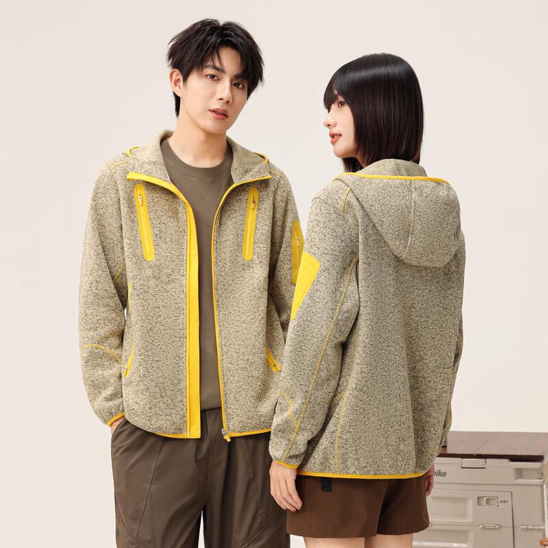 SNOWFLYING Unisex Hooded Sport Fleece Jacket