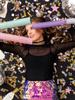 Partydeco Tuba Z Konfetti Różowe Złoto 40 Cm