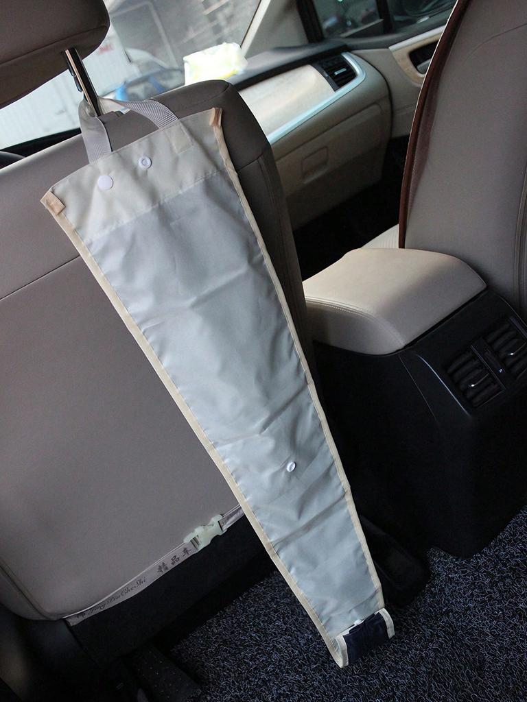 Porte-parapluie universel pour dossier de siège de voiture, Sac imperméable en nylon, Design suspendu, Peut contenir 3 parapluies, Pliable, Installation facile, Pratique