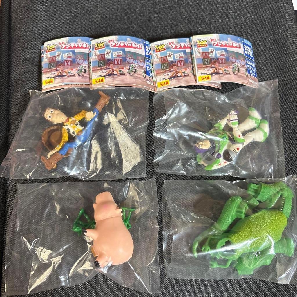 Toy Story Andys Back Again Complete Set 4 Takara Tomy Gacha Capsule
