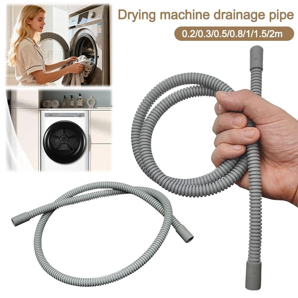 10mm Dryer Drain with Adapter Multiple Sizes Dryer Extension Hose Replacement for Midea for Haier for Siemens Dryers