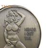 Couples Challenge Coin Sexy Woman Double-Sided Coin Collectible Love Token Adult Challenge Coin Lucky Girl Coin for Men Women Date Night