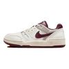Nike Full Force Low Vela Bassa Burgundy Crush Sneakers da Uomo Panna FZ4629-100