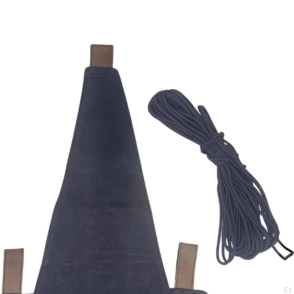 Folding Canvas Seat for Camping with Tripod Stool Cloth