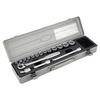 TONE 1560MS Socket Wrench Set, 9.5mm (3/8") Drive, Silver, Includes 17 Pieces