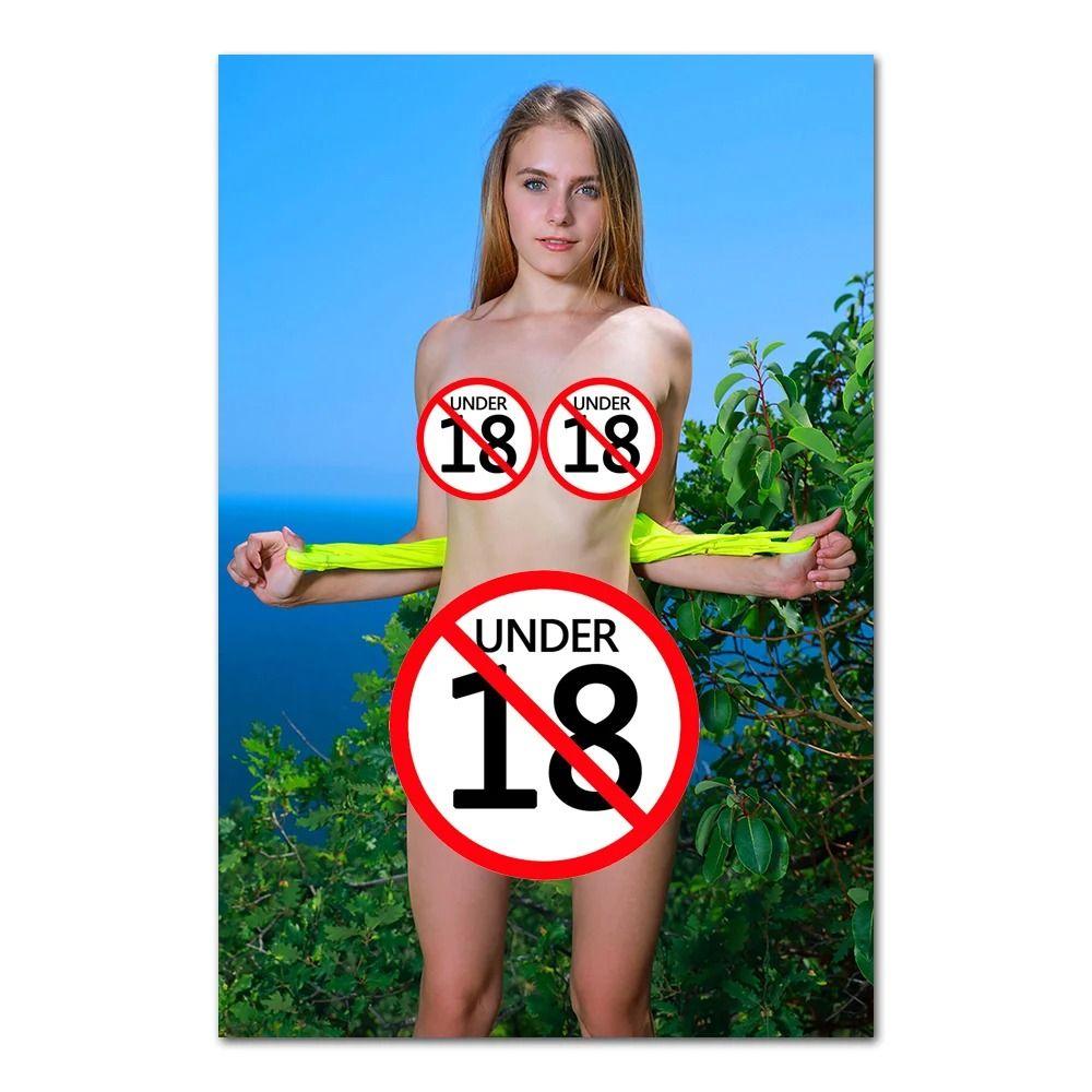 Geschmackvolle feminine Kunstgemälde Elegante Wanddekoration für Wohnzimmer Schlafzimmer