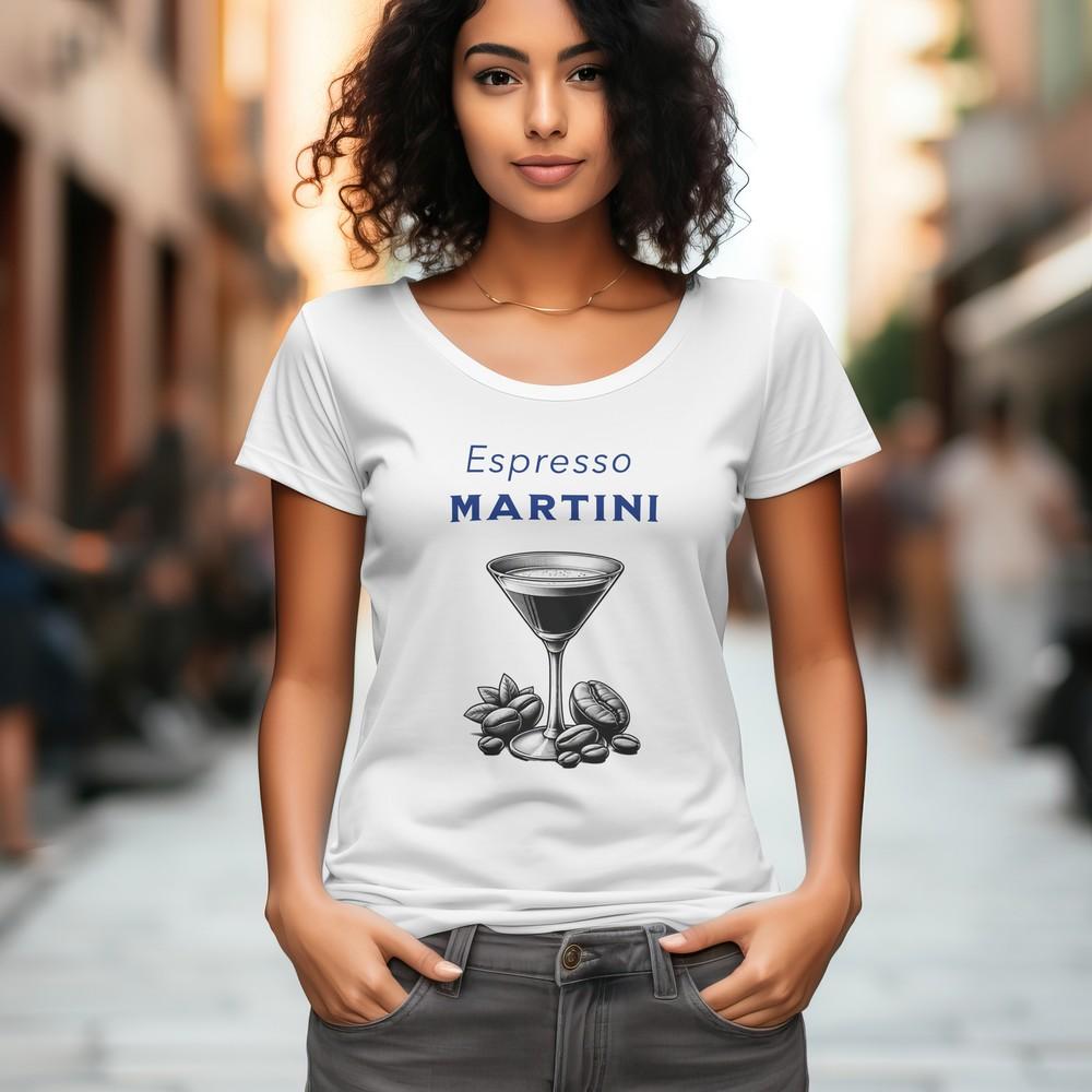 Espresso Martini T-Shirt, Martini Time Tee Cocktail Espresso Martini Social Club