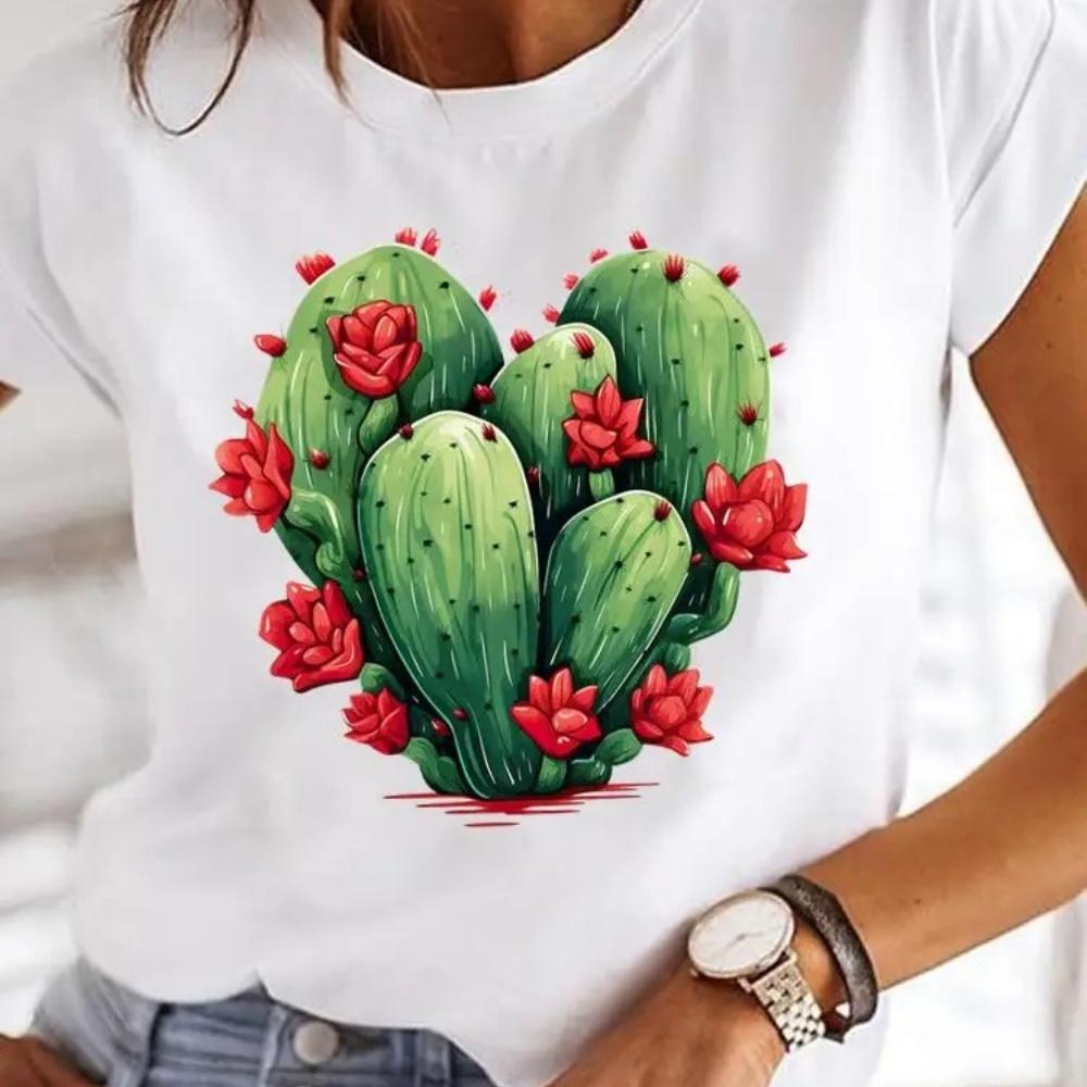 Butterfly Trend 90s Casual Top Clothes Female Short Sleeve Print Tshirts Fashion Oneck T Clothing for Women Graphic Tee