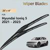 2x Front Wiper Blade For Hyundai Ioniq 5 2026 - 2026 2026 NE Car Accessories Natural Rubber Windshield Windscreen Window Brushes