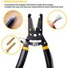 7-Inch Wire Stripper, 10-22AWG Cutting and Crimping Device, Multi-Functional manual Tool for Copper Wire Stripper, professional
