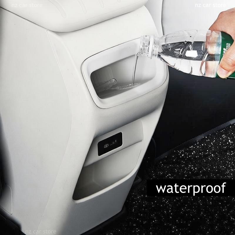 For GEELY EX2 E2 EMAS 5 2025 2026 Storage Box Organizer Rubbish Bin Protection Silicone Interior Accessories
