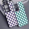Retro Classic Chess Board Grid Shockproof Phone Case for Samsung A17 A16 A15 A14 A37 A57 A36 A56 A26 A35 A55 A25 A34 A54 A24 A13