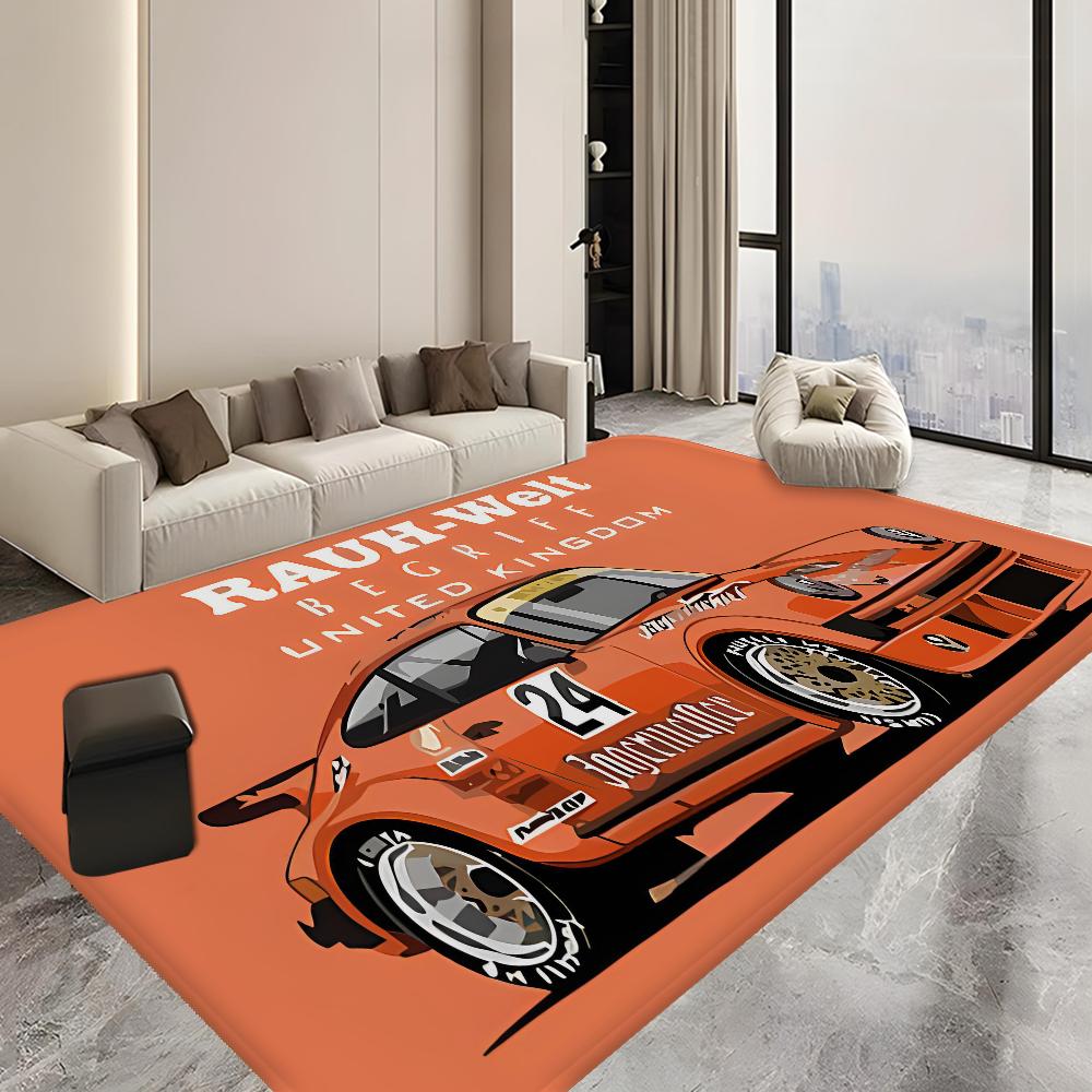 Japan sports car jdm RWB 911 964 933 Painted Door Mat Kids Room Bedroom Decoration Balcony Anti-Slip Doormat Doormat Area Rug