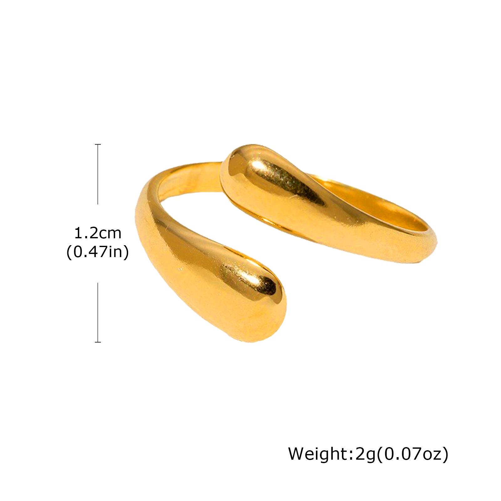 

Open Stackable Knuckle Rings for Women, Adjustable Stainless Steel Statement Ring, Hypoallergenic Nickel Free