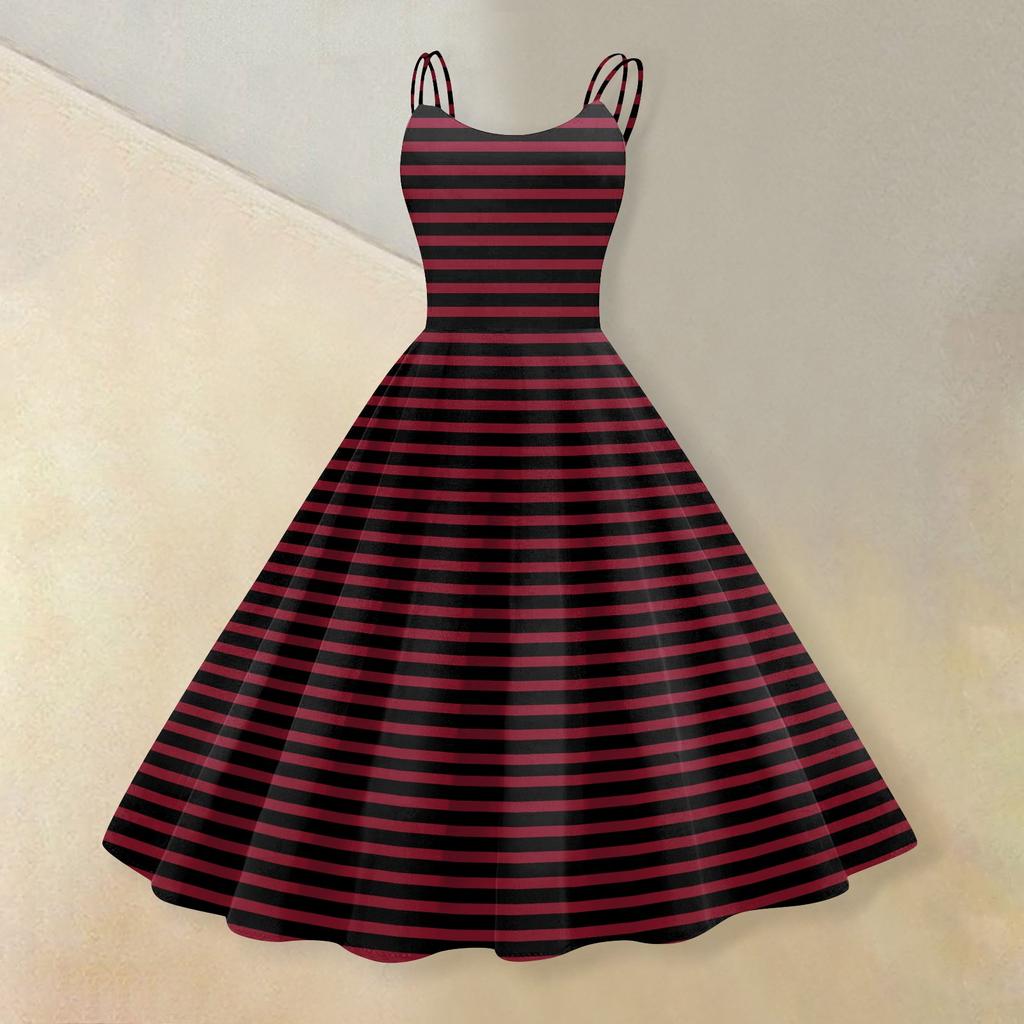 Modisches, bedrucktes, sexy, trägerloses Gothic-Cocktailkleid für Damen, Punk- und Vintage-Kleid.